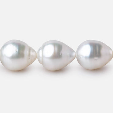 11-14mm White South Sea Saltwater Pearls 16 inch 32 Beads AA (ONLINE ORDER ONLY)