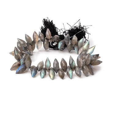 11-15mm Labradorite Faceted Marquise Beads 8 Inch 59 pieces (ONLINE ORDER ONLY)