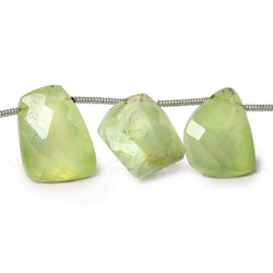 11-21mm Prehnite Top Drill Freeshape Beads 8.5 inch 15 pieces (ONLINE ORDER ONLY)