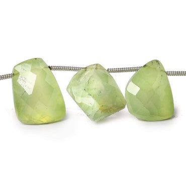 11-21mm Prehnite Top Drill Freeshape Beads 8.5 inch 15 pieces (ONLINE ORDER ONLY)