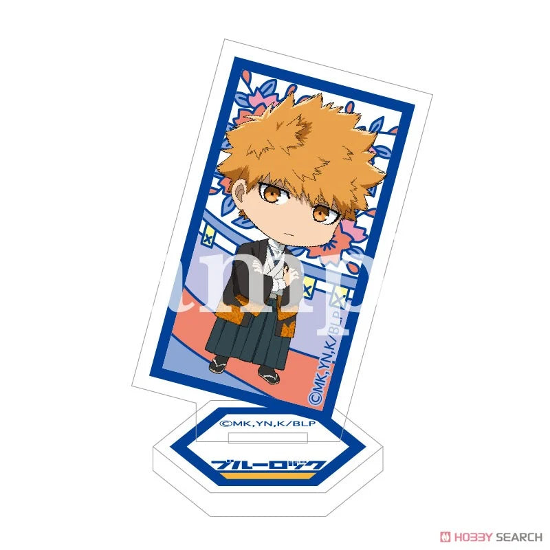 Blue Lock Trading Acrylic Card Stand Taisho Roman Deformed (1 Blind Box) (ONLINE ORDER ONLY)