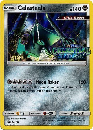 Celesteela (SM131) (Staff Prerelease Promo) [Sun & Moon: Black Star Promos] (Online Only)