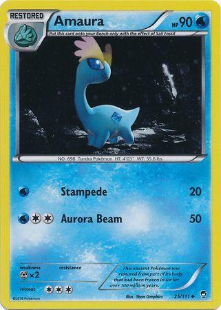 Amaura (25/111) (Cosmos Holo) [XY: Furious Fists] (Online Only)