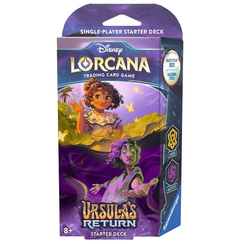 Disney Lorcana: Ursula's Return TCG Starter Deck Amber & Amethyst (ONLINE ORDER ONLY)
