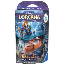 Disney Lorcana: Ursula's Return TCG Starter Deck Sapphire & Steel (ONLINE ORDER ONLY)