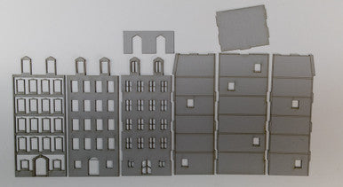 15mm European City Building (Matboard) - 15MCSS110 (Online Order Only)
