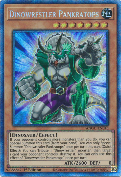 Dinowrestler Pankratops (Collector's Rare) [ANGU-EN046] Collector's Rare (ONLINE ORDER ONLY)