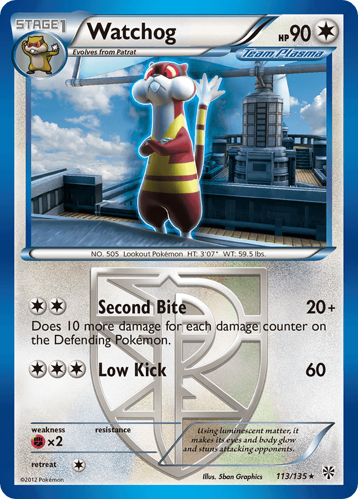 Watchog (113/135) [Black & White: Plasma Storm] (Online Only)
