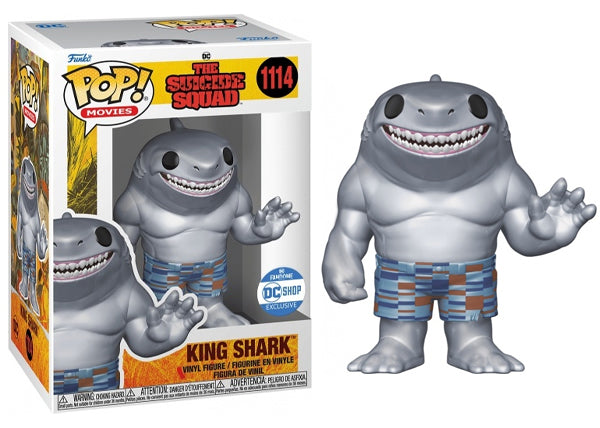 King Shark (Metallic, The Suicide Squad Movie) 1114 - DC Shop Exclusive (Online Order Only)