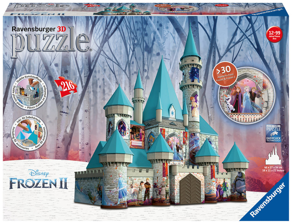 Puzzle: 3D Puzzle - Disney Frozen II Castle (ONLINE ORDER ONLY)