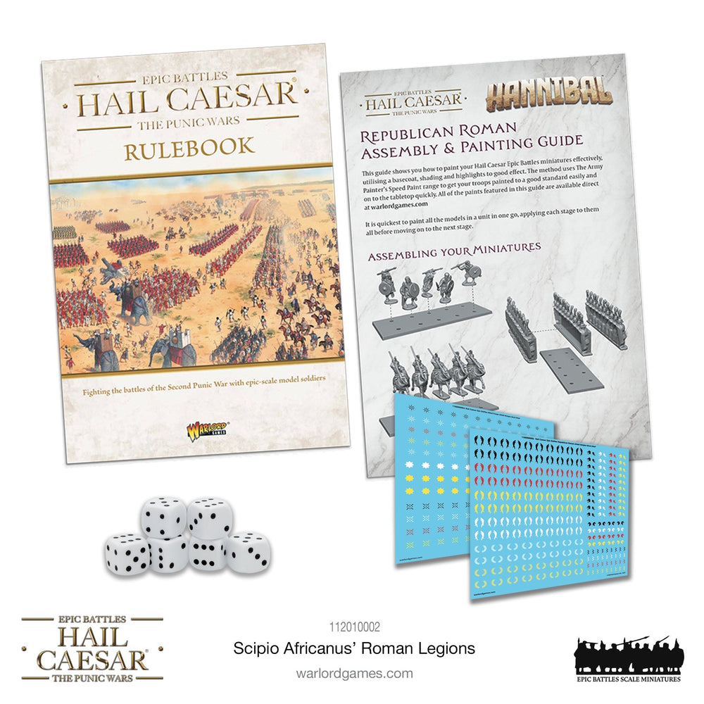 Hail Caesar Epic Battles: Punic Wars - Scipio Africanus' Roman Legions (ONLINE ORDER ONLY)