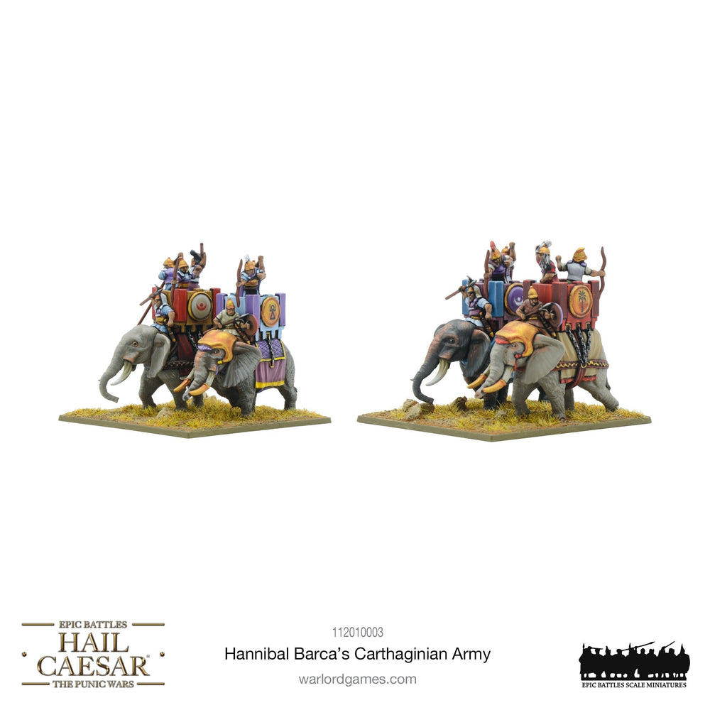 Hail Caesar Epic Battles: Punic Wars -  Hannibal Barca's Carthaginian Army (ONLINE ORDER ONLY)