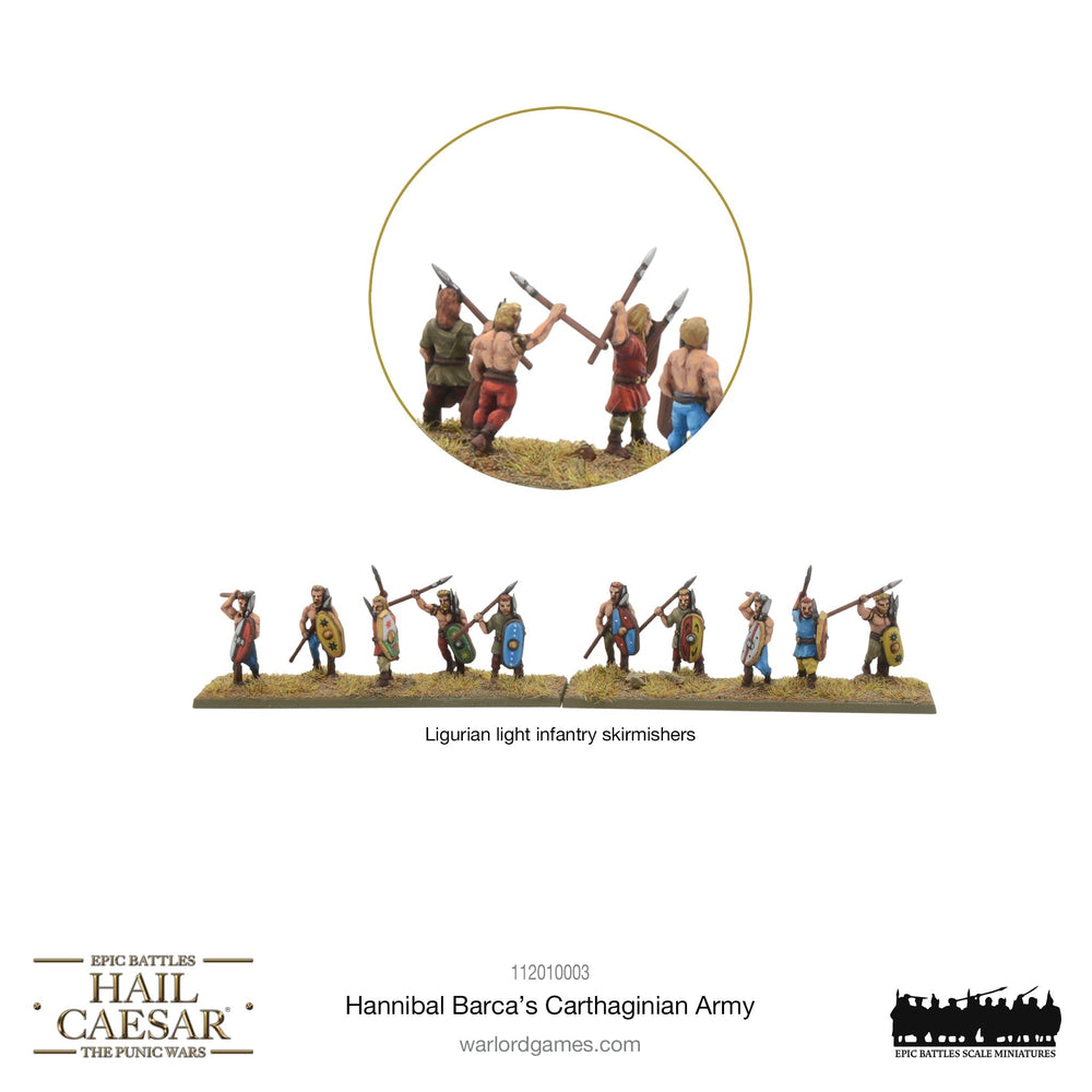 Hail Caesar Epic Battles: Punic Wars -  Hannibal Barca's Carthaginian Army (ONLINE ORDER ONLY)