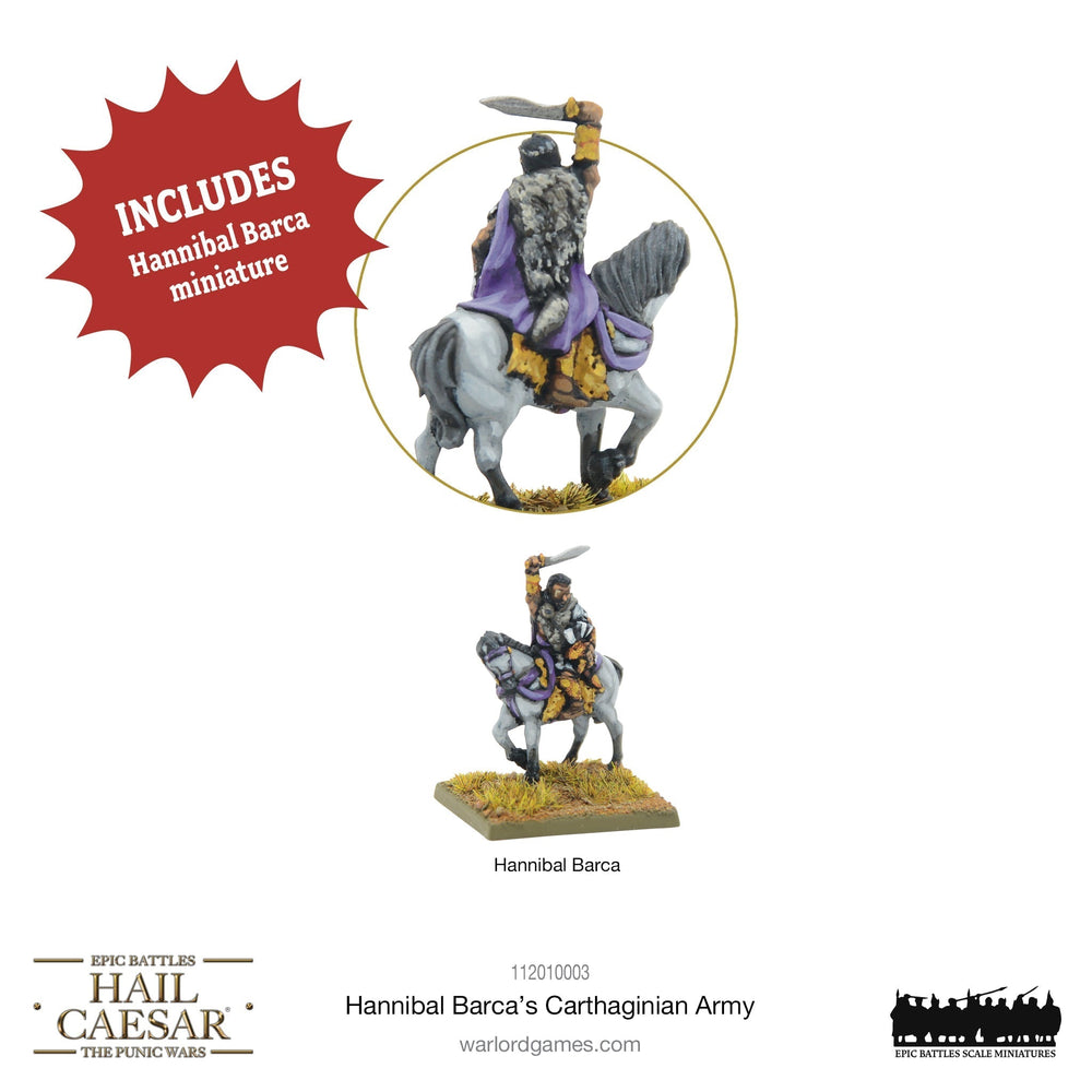 Hail Caesar Epic Battles: Punic Wars -  Hannibal Barca's Carthaginian Army (ONLINE ORDER ONLY)