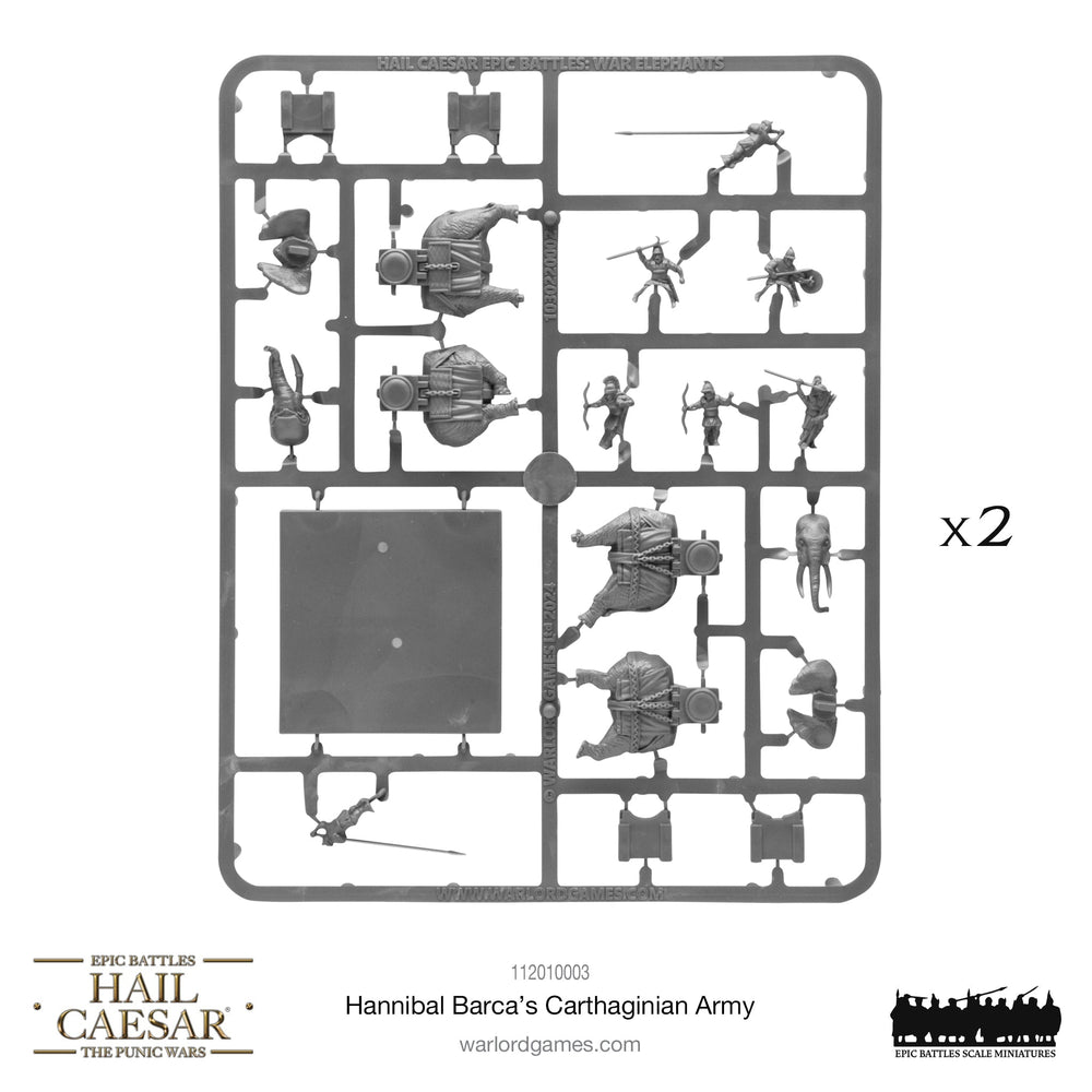 Hail Caesar Epic Battles: Punic Wars -  Hannibal Barca's Carthaginian Army (ONLINE ORDER ONLY)