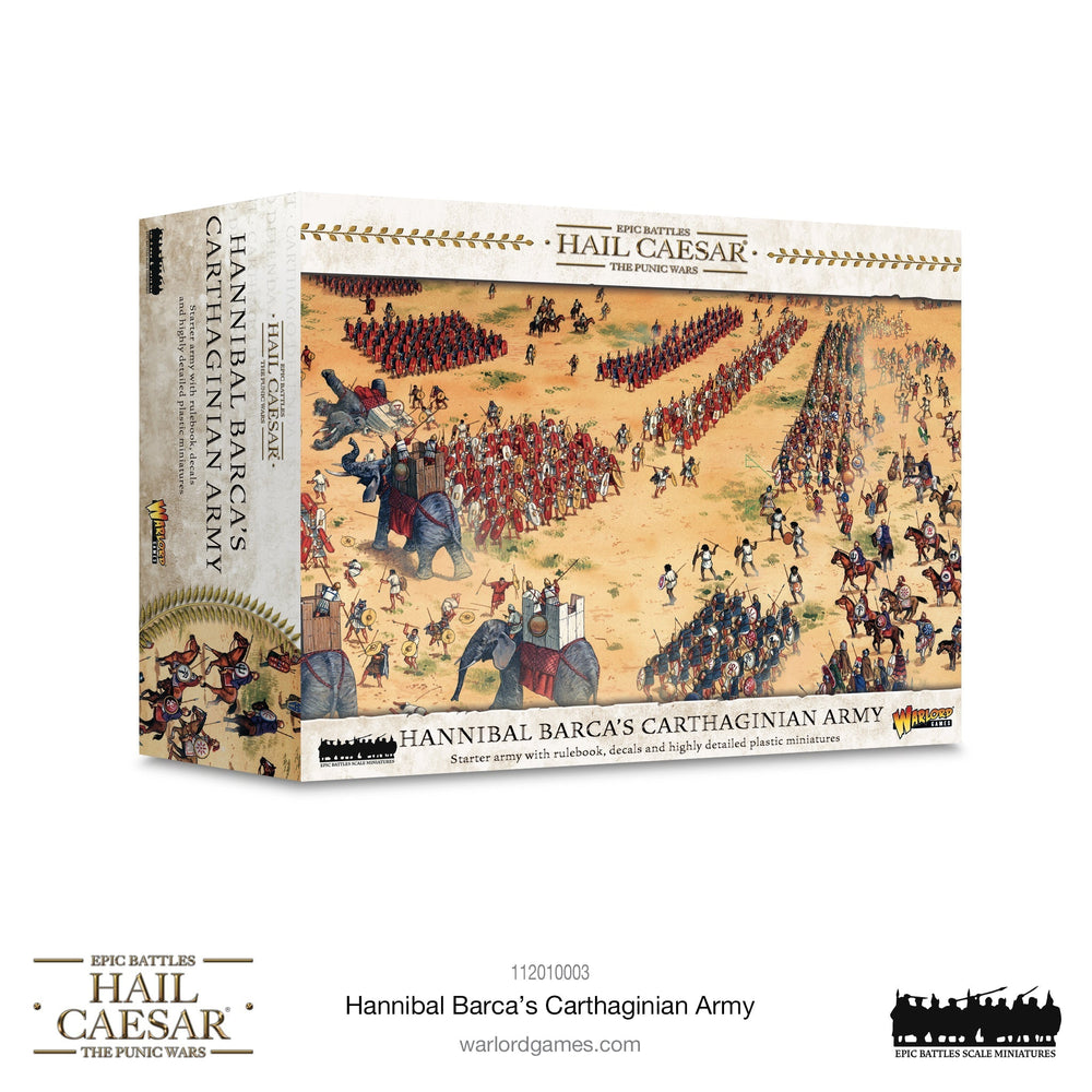 Hail Caesar Epic Battles: Punic Wars -  Hannibal Barca's Carthaginian Army (ONLINE ORDER ONLY)
