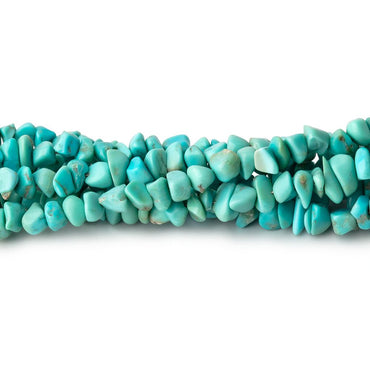 2-3.5mm Persian Turquoise Tumbled Nugget Chips 15 inch 165 pieces (ONLINE ORDER ONLY)