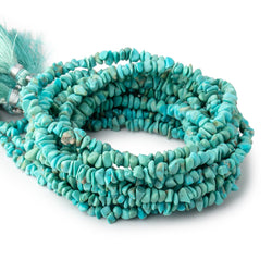 2-3.5mm Persian Turquoise Tumbled Nugget Chips 15 inch 165 pieces (ONLINE ORDER ONLY)