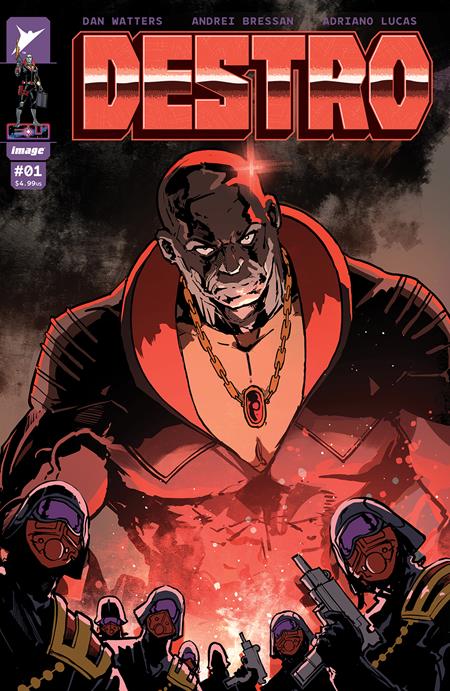 Destro #1 (Of 5) C 1:10 Nikola Cižmešija Connecting Variant GI Joe (06/19/2024) Image (ONLINE ORDER ONLY)