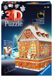 Puzzle: 3D Puzzle - Christmas Gingerbread House (ONLINE ORDER ONLY)