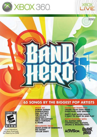 Band Hero (Xbox 360) (ONLINE ORDER ONLY)