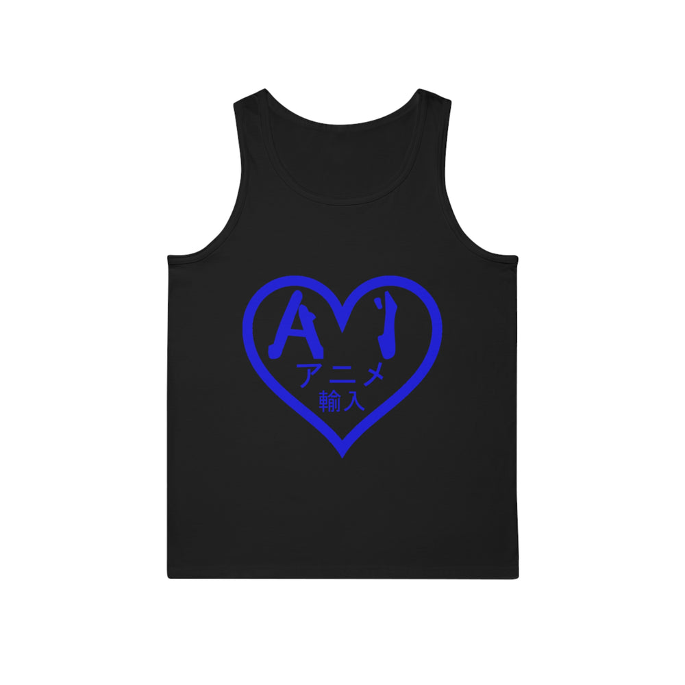 Anime Imports 2010 Heart Logo (Blue) Unisex Soft Tank Top
