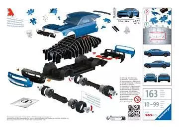 Puzzle: 3D Puzzle - Dodge Challenger SRT® Hellcat Redeye Widebody (ONLINE ORDER ONLY)