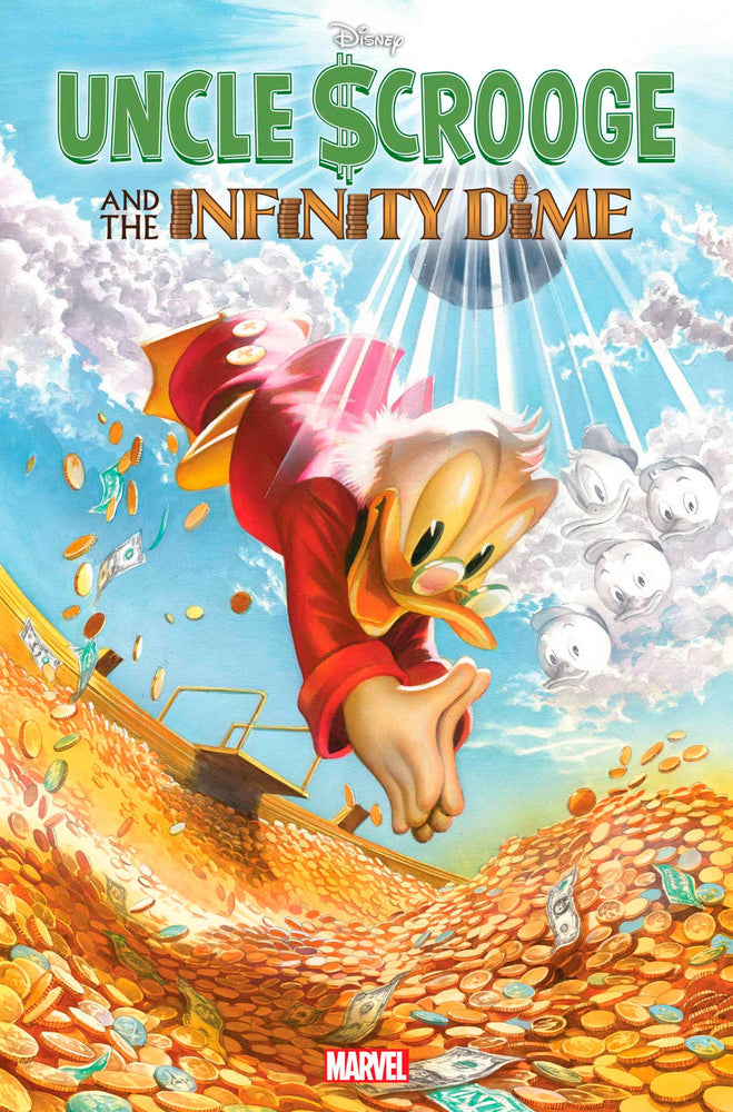 Uncle Scrooge Infinity Dime #1 A Alex Ross Jason Aaron (06/19/2024) Marvel (ONLINE ORDER ONLY)