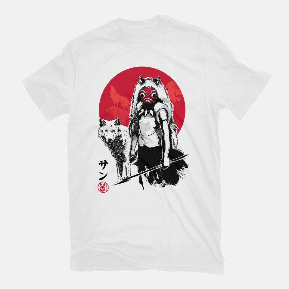 Wolf Girl Sumi-e (Online Order Only)