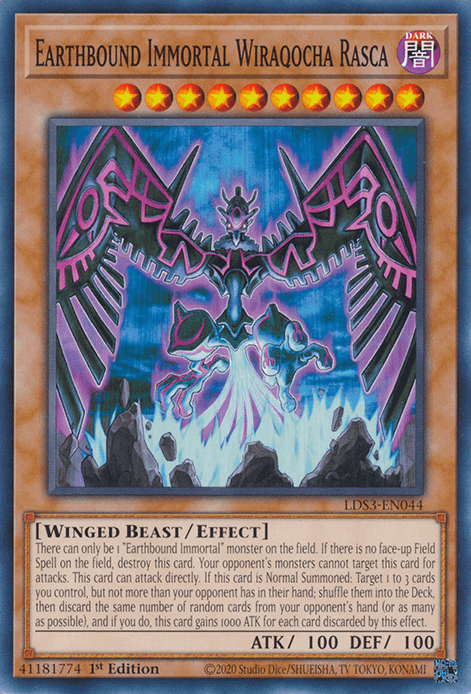 Earthbound Immortal Wiraqocha Rasca [LDS3-EN044] Common (ONLINE ORDER ONLY)