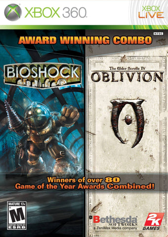 BioShock & The Elder Scrolls IV: Oblivion Bundle (Xbox 360) (ONLINE ORDER ONLY)