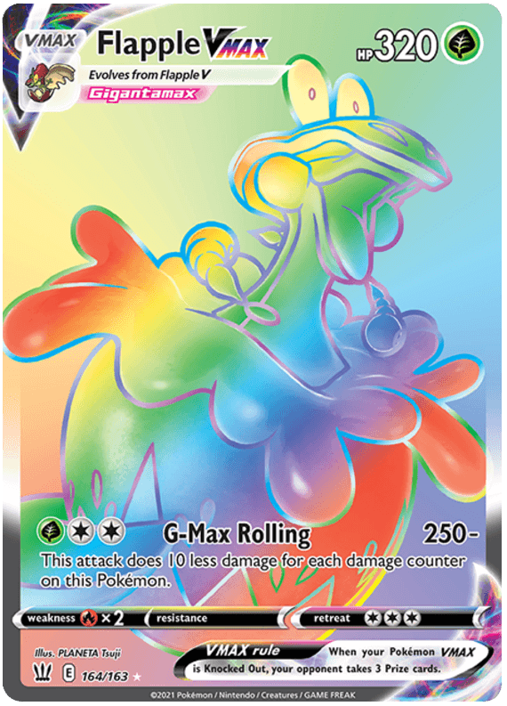 Flapple VMAX (164/163) [Sword & Shield: Battle Styles] (Online Only)