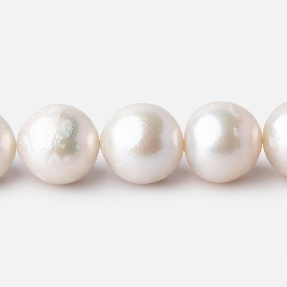 11.5-13.5mm Off White Baroque Freshwater Pearls 16 inch 32 beads (ONLINE ORDER ONLY)
