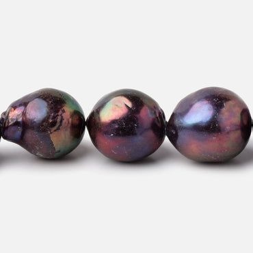 11.5-14mm Peacock Ultra Baroque Freshwater Pearls 15.5 inch 28 Beads (ONLINE ORDER ONLY)