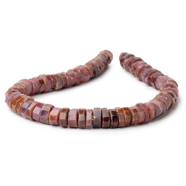 11.5-14mm Ruby Natural Crystal Heishi Beads 16 inch 80 pieces (ONLINE ORDER ONLY)
