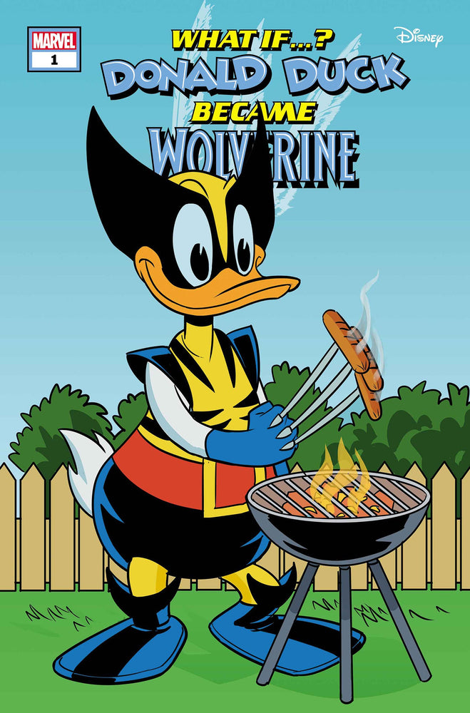 Marvel & Disney What If...? Donald Duck Became Wolverine #1 C Phil Noto Donald Duck Wolverine Varian (07/31/2024) Marvel (ONLINE ORDER ONLY)