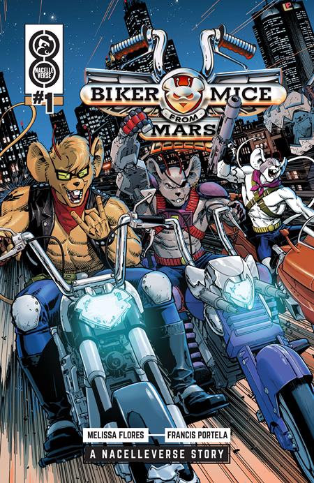 Biker Mice From Mars #1 (Of 3) A Dustin Weaver SIGNED Melissa Flores (07/17/2024) Oni (ONLINE ORDER ONLY)