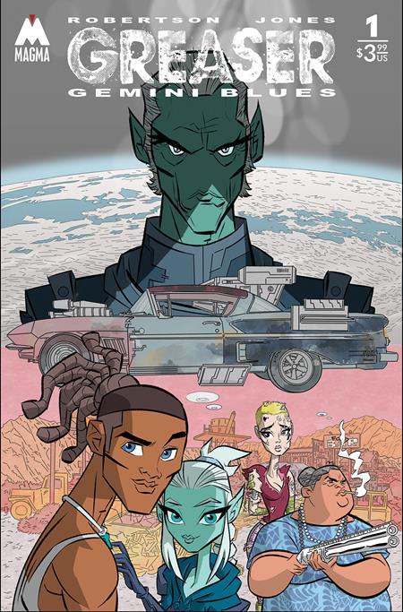 Greaser Gemini Blues #1 A Stephen B Jones (07/03/2024) Magma (ONLINE ORDER ONLY)