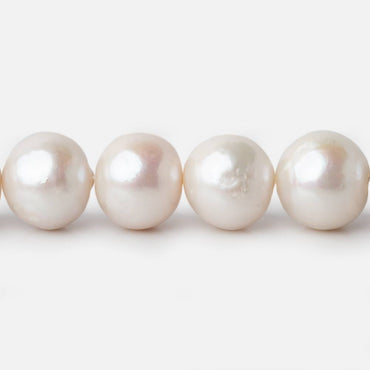 11.5x11-13.5x14mm Cream Near Round Freshwater Pearls 16 inch 31 pieces (ONLINE ORDER ONLY)
