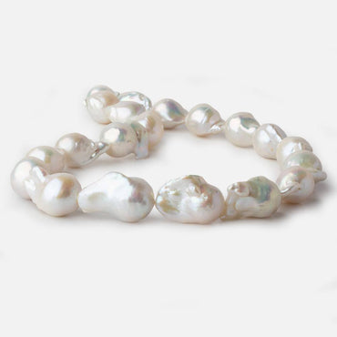 11.5x15-14x23mm Off White Ultra Baroque Freshwater Pearl 16 inch 20 pieces A (ONLINE ORDER ONLY)