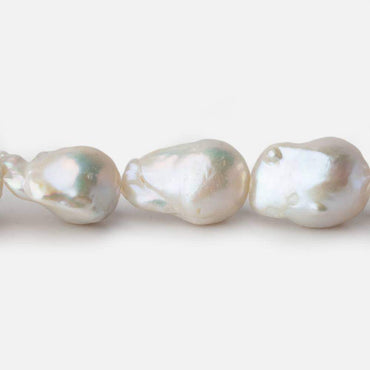 11.5x15-14x23mm Off White Ultra Baroque Freshwater Pearl 16 inch 20 pieces A (ONLINE ORDER ONLY)