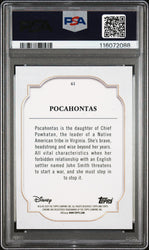 Graded 2024 Topps Chrome Disney Pocahontas #61 Purple Refractor #/199 Trading Card PSA 10 Gem Mint