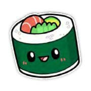 Squishable Sushi Roll Sticker (ONLINE ORDER ONLY)