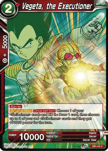 Vegeta, the Executioner (EB1-004) [Battle Evolution Booster] (ONLINE ORDER ONLY)