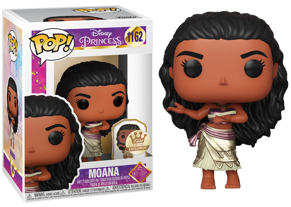 Moana w/ Pin (Dancing, Gold, Moana) 1162 - Funko Shop Exclusive (Online Order Only)