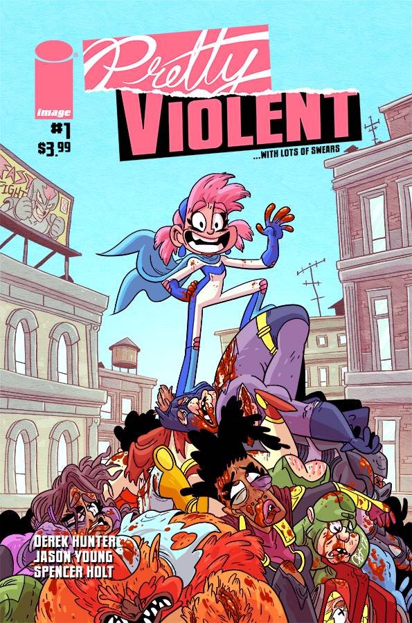 PRETTY VIOLENT #1 A Derek HUNTER (MR) (08/21/2019) IMAGE (ONLINE ORDER ONLY)