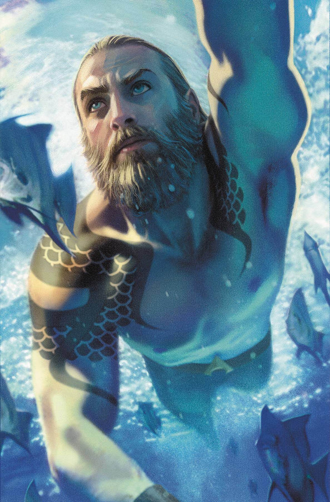AQUAMAN #51 B Joshua Middleton CARD STOCK Variant Year Of The Villain DARK GIFTS (08/21/2019) DC (ONLINE ORDER ONLY)