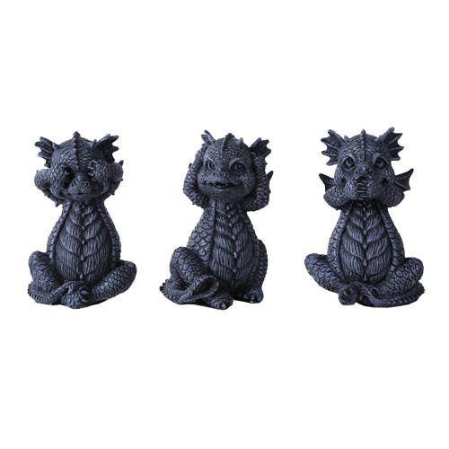 Hear, See, and Speak No Evil Dragons (ONLINE ORDER ONLY)