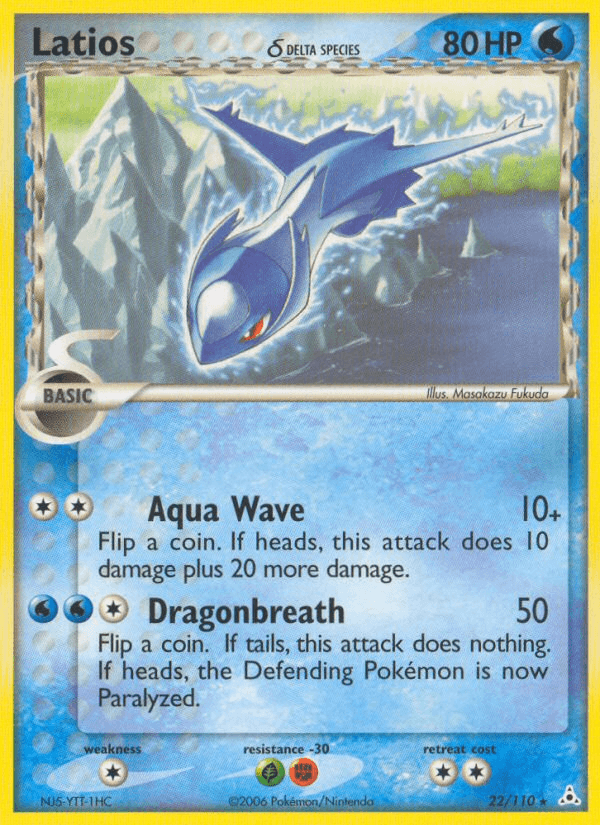 Latios (22/110) (Delta Species) [EX: Holon Phantoms] (Online Only)