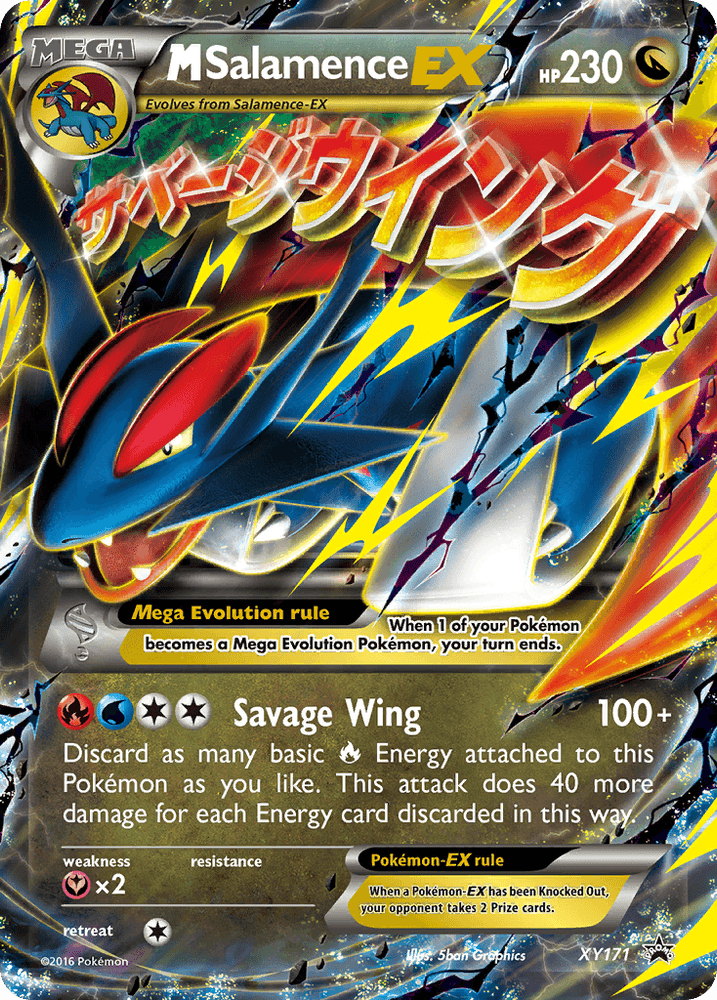 M Salamence EX (XY171) [XY: Black Star Promos] (Online Only)